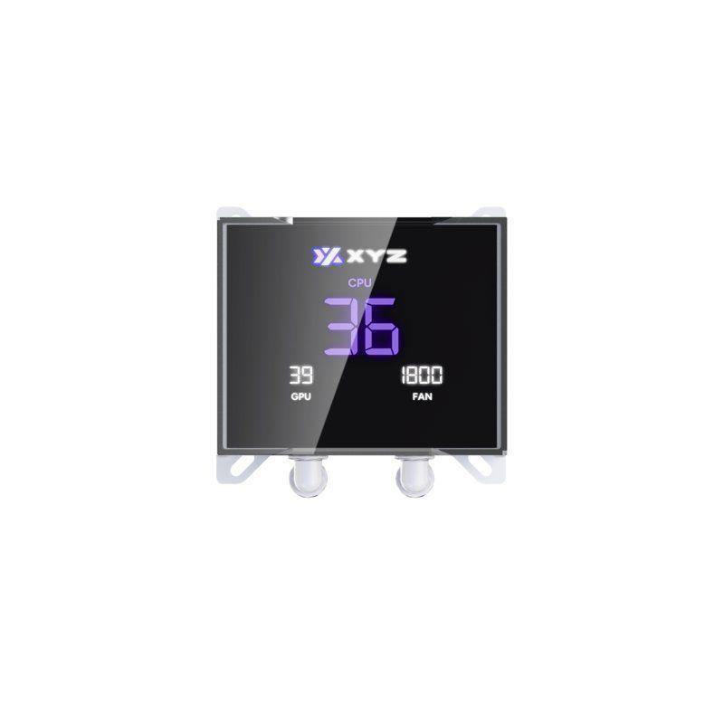 Refrigeración Líquida XYZ HYDROTEMP 360 White, Alto Rendimiento, Pantalla LCD 3.5", Intel/AMD-6