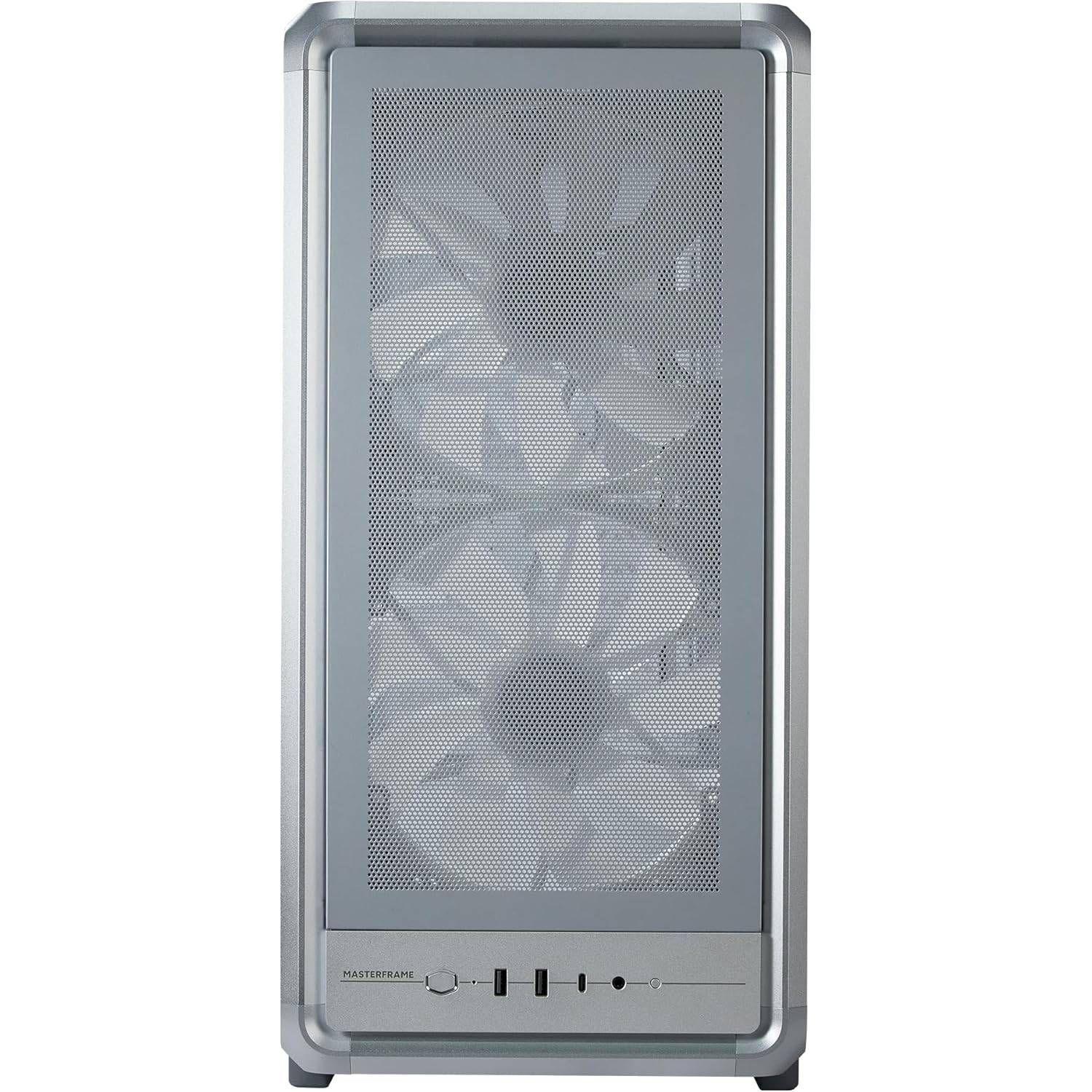 Gabinete Cooler Master MasterFrame 500 Mesh, 3 Ventiladores PWM, E-ATX, ATX, m-ATX, mini ITX, Silver-2