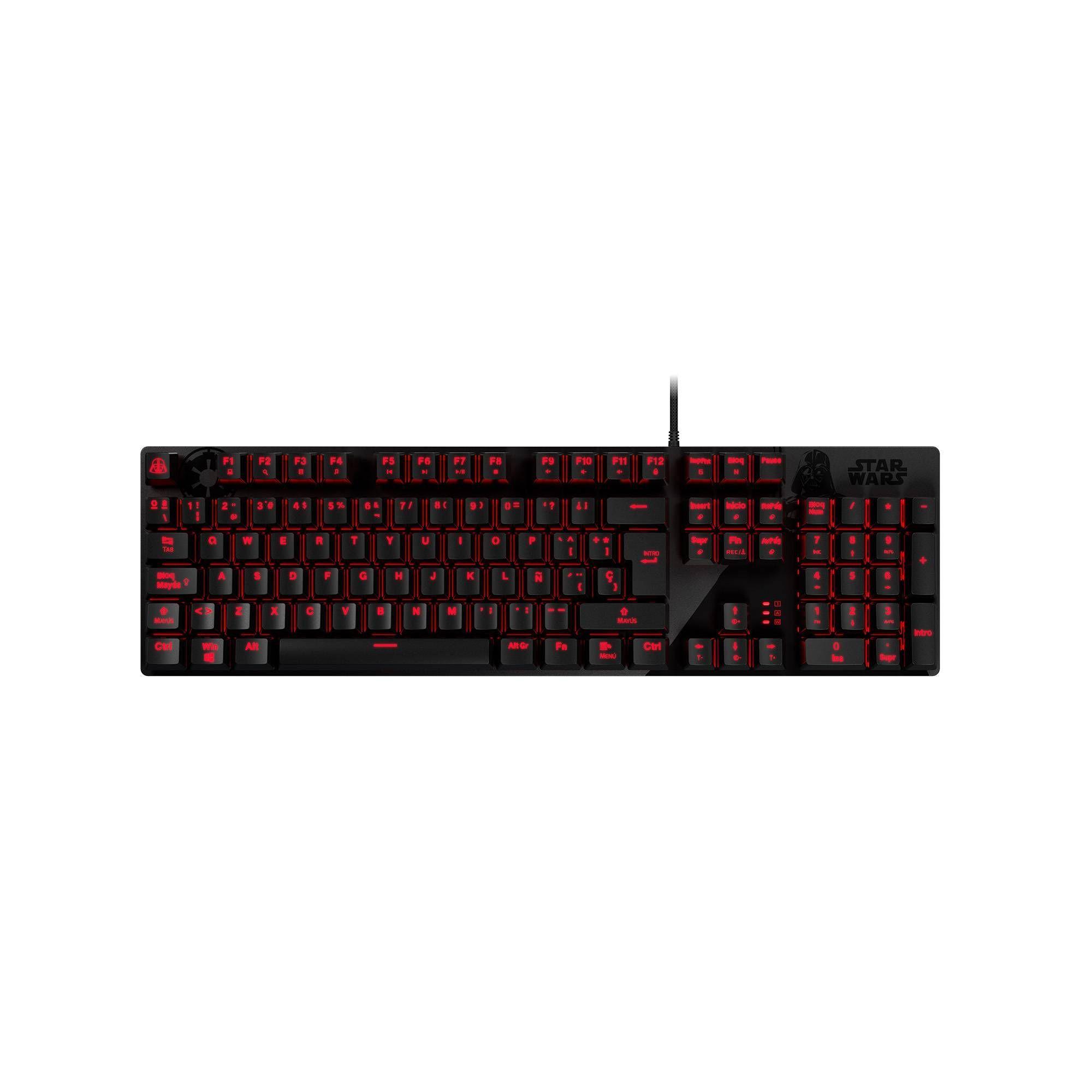 Teclado Mecánico Primus BALLISTA 90T, Star Wars: Darth Vader Limited Edition, Switch Red, Español-0