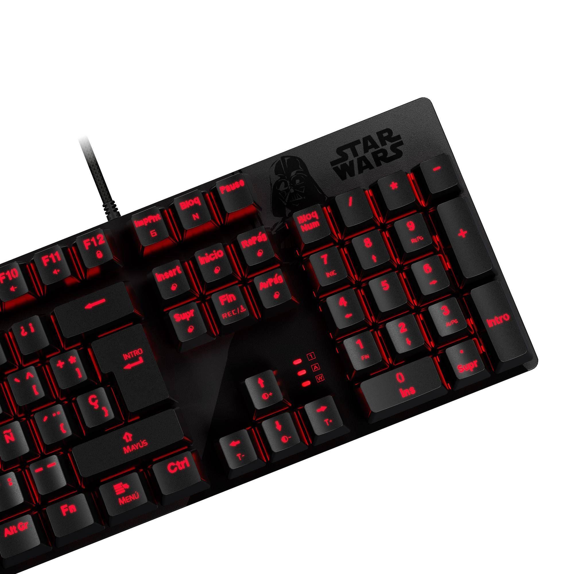 Teclado Mecánico Primus BALLISTA 90T, Star Wars: Darth Vader Limited Edition, Switch Red, Español-1