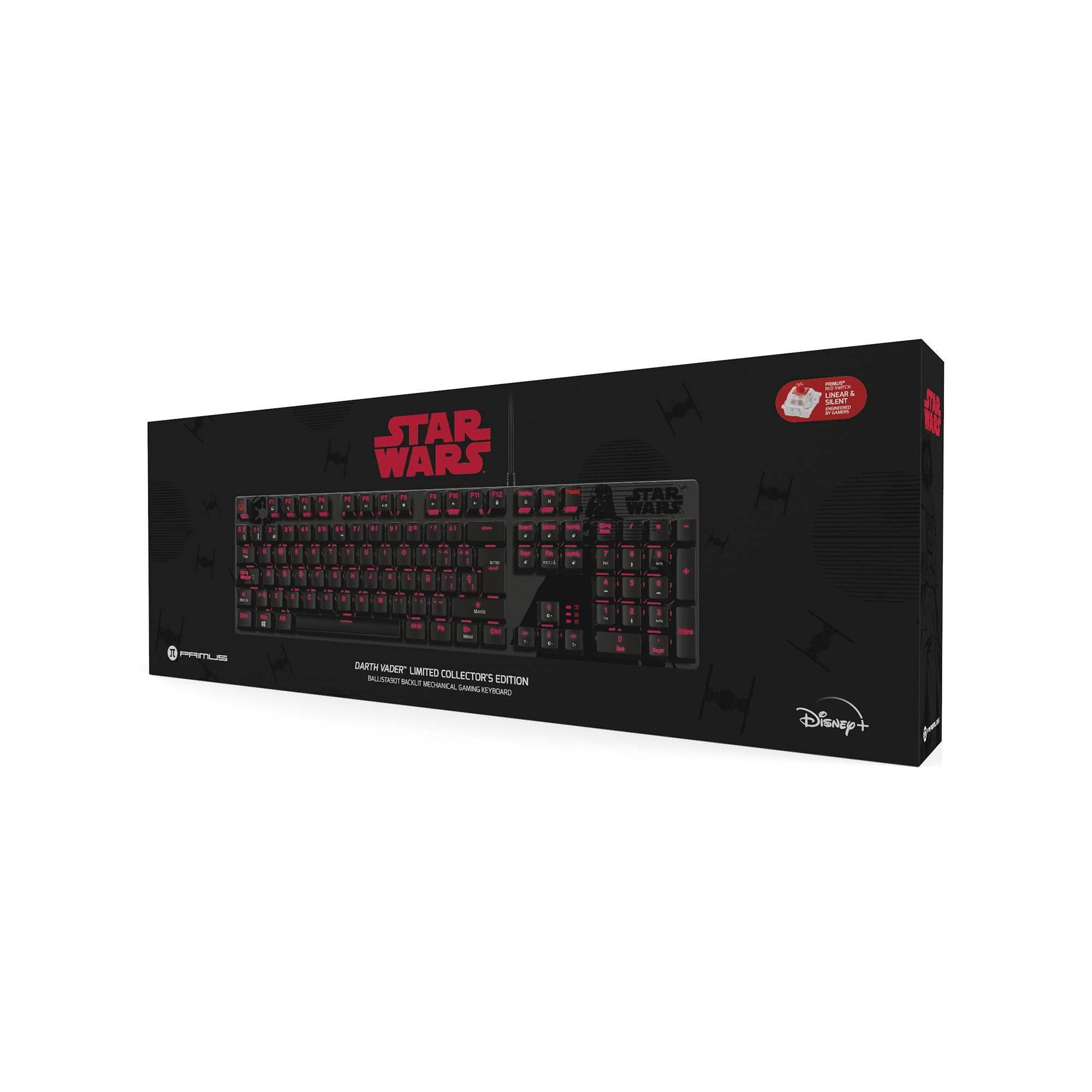 Teclado Mecánico Primus BALLISTA 90T, Star Wars: Darth Vader Limited Edition, Switch Red, Español-4