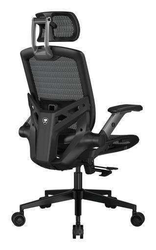Silla Gamer Ergonómica Cougar Speeder One, Reclinable 135°, Reposabrazos 2D, Tejido de Malla, Negro-3
