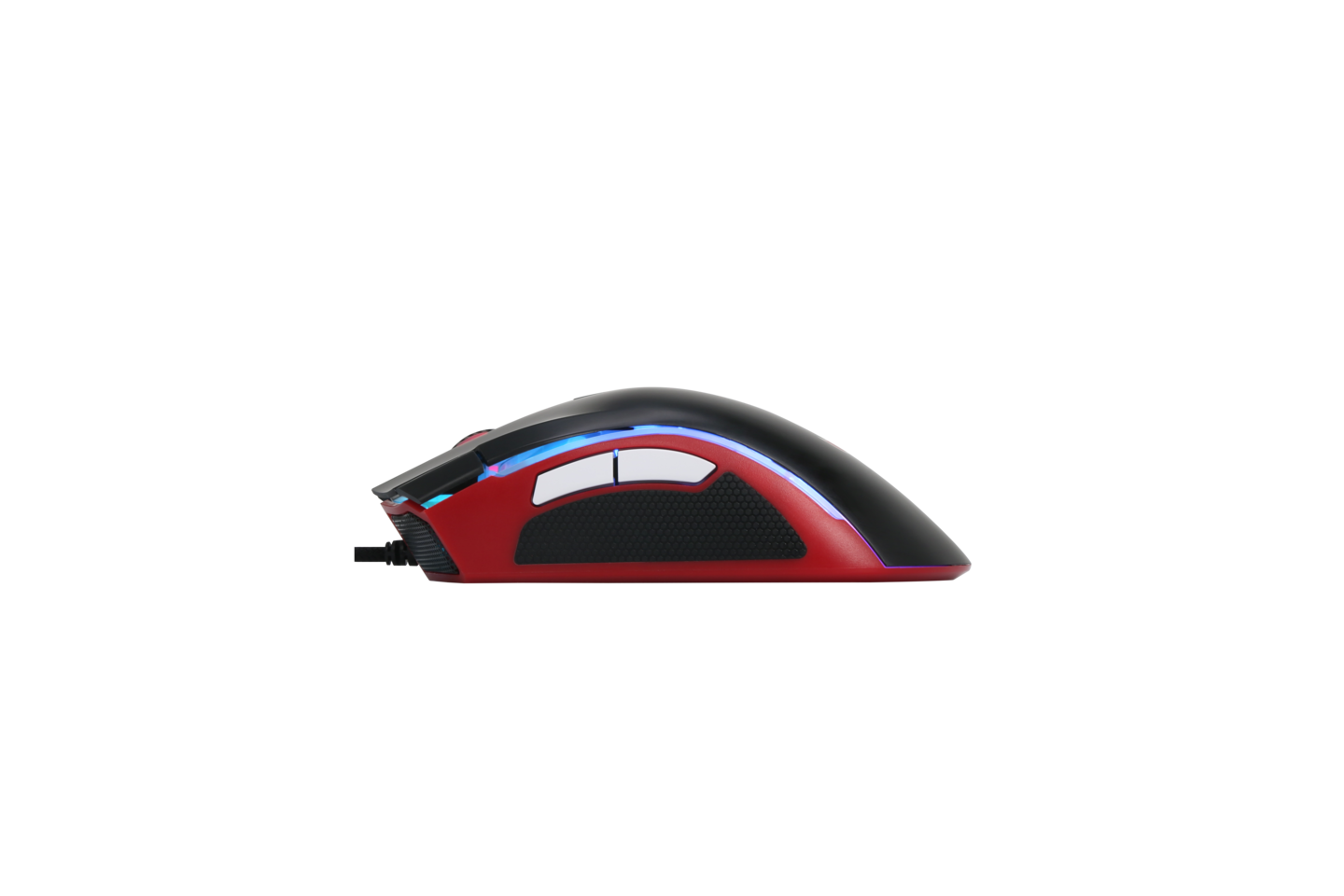 Mouse Gamer Checkpoint MX-200, Akatsuki, 7 Botones, 10000 DPI, RGB, Negro/Rojo-2