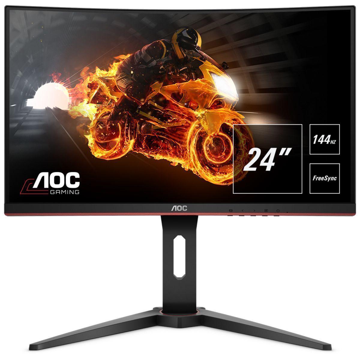 Monitor Gamer Curvo AOC C24G1 24", 144Hz, 1ms, AMD-0
