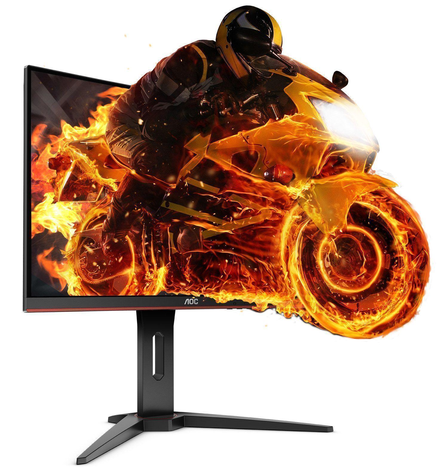 Monitor Gamer Curvo AOC C24G1 24", 144Hz, 1ms, AMD-1