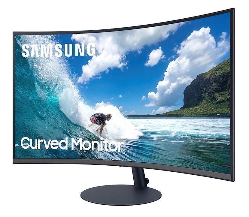 Monitor Curvo Samsung C27T550 27" 1920x1080, 75Hz-0