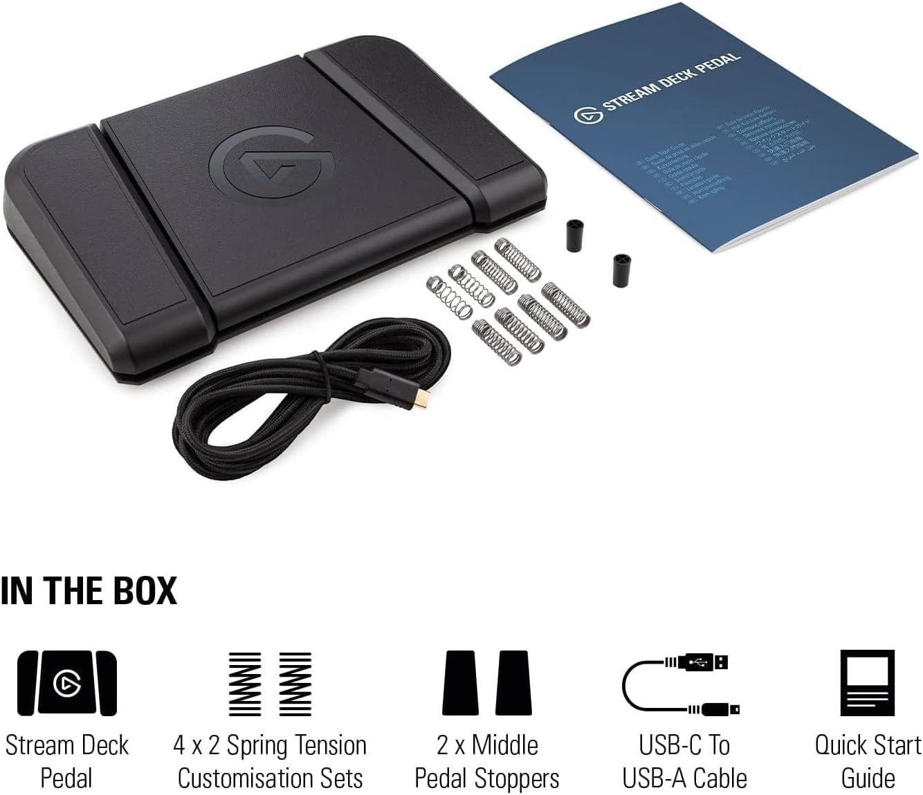 Elgato Stream Deck Pedal, Juego de muelles, USB-C -1