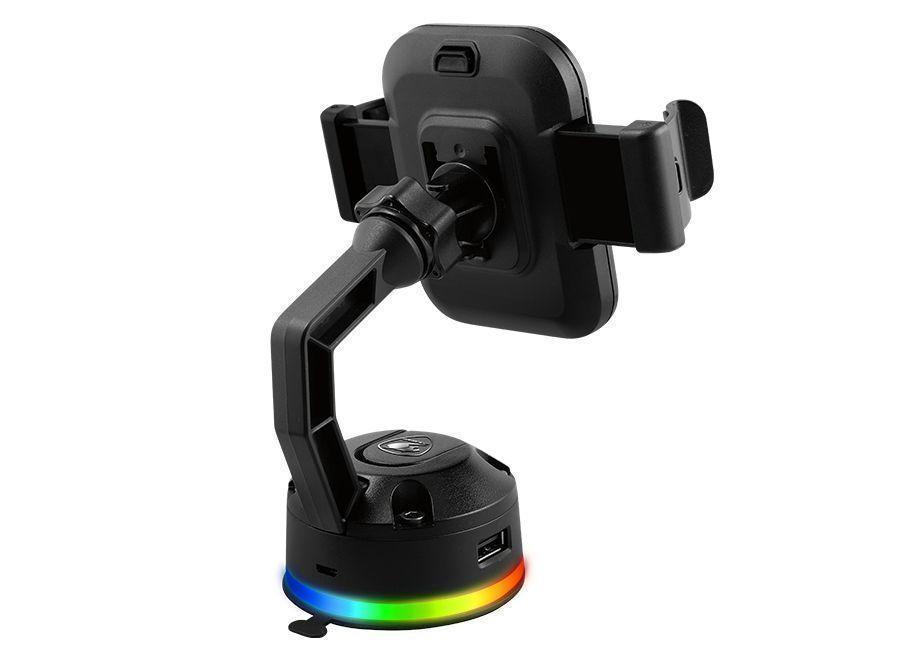 Soporte Smartphone Cougar Bunker M, RGB, Cargador-4