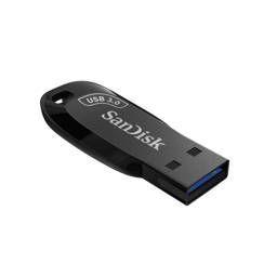 Pendrive SanDisk Ultra Shift, 64GB, USB 3.0, Negro-1