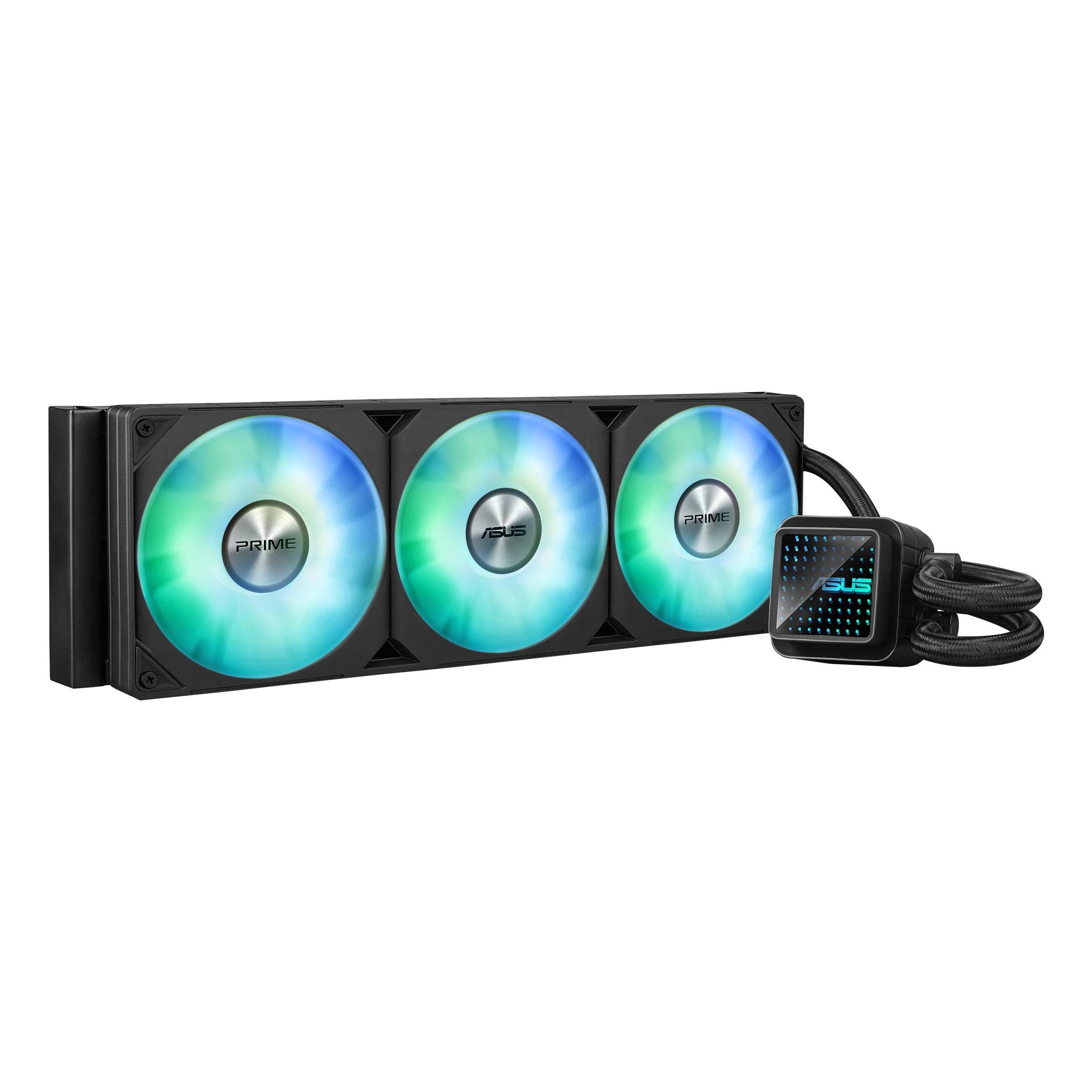 Refrigeración Líquida ASUS Prime LC 360 ARGB, 360mm, PWM, Intel/AMD, Negro-0