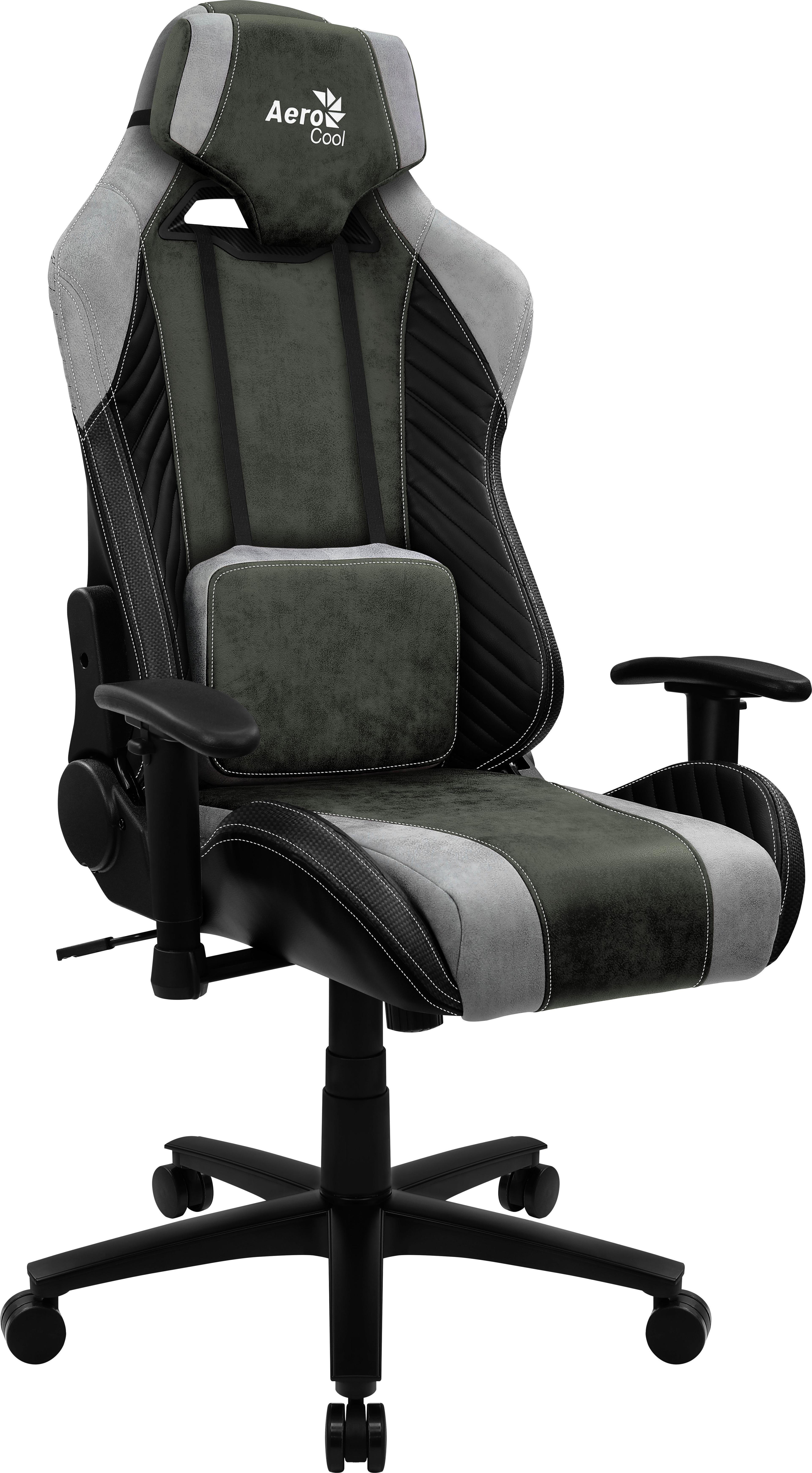 Silla Gamer Pro Aerocool Baron Hunter Green-1
