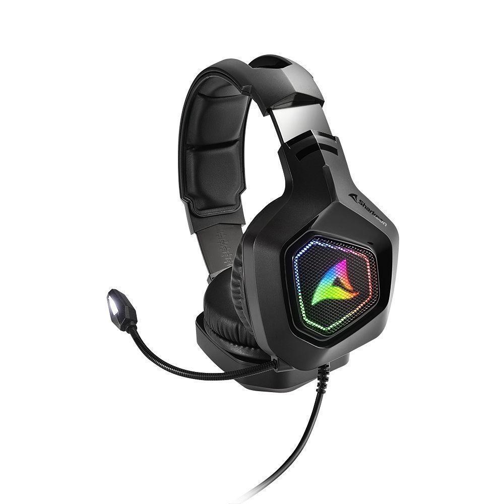 Audífonos Gamer Sharkoon Rush ER30, RGB, Negro-1