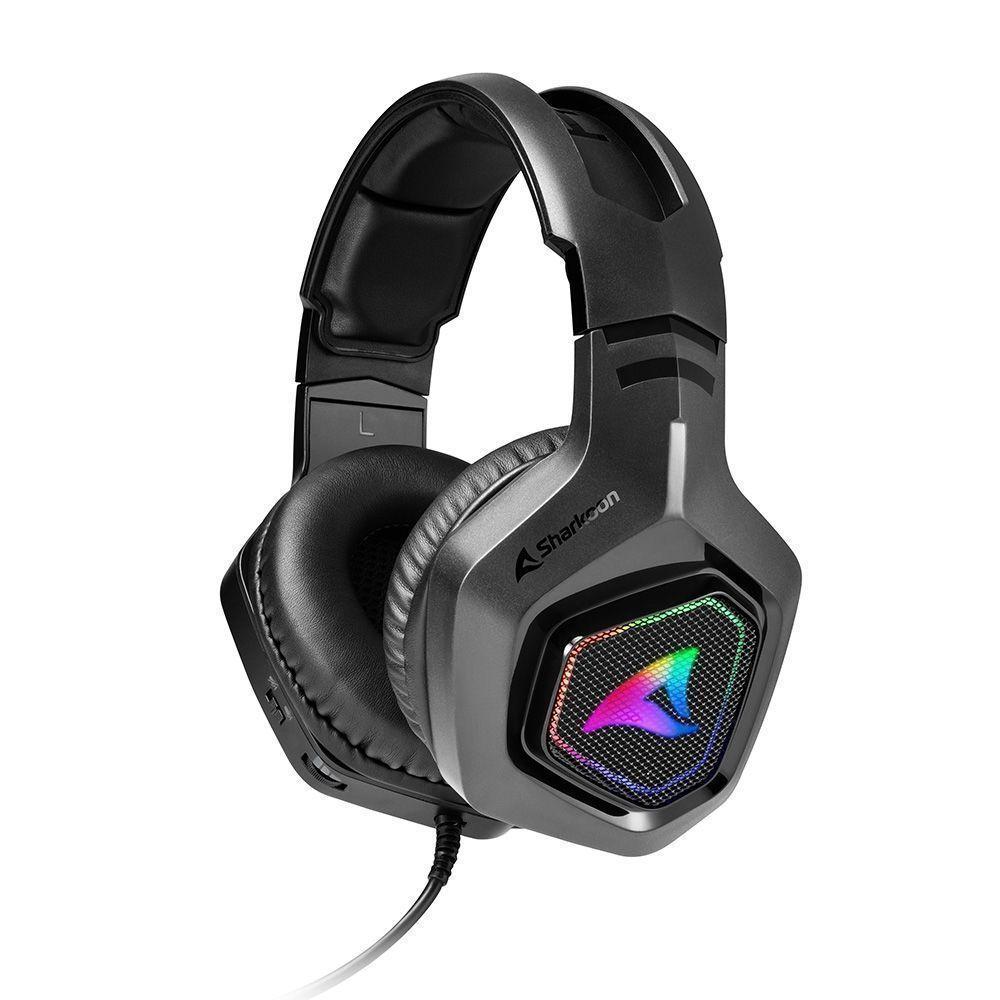 Audífonos Gamer Sharkoon Rush ER30, RGB, Negro-0