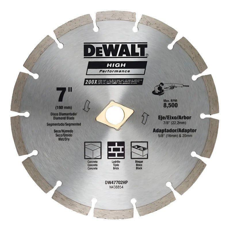 Disco Diamantado Segmentado 7'' Dewalt Dw47702hp-0