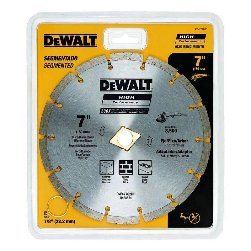 Disco Diamantado Segmentado 7'' Dewalt Dw47702hp-1
