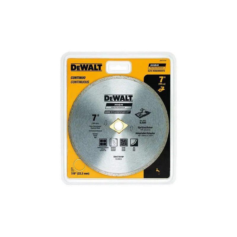 Disco Diamantado Continuo 7'' Dewalt Dw47701hp-1
