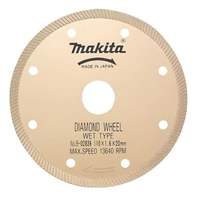 Disco Diamantado Húmedo 110x1.6mm Makita B-02836 Dorado Oscuro-0