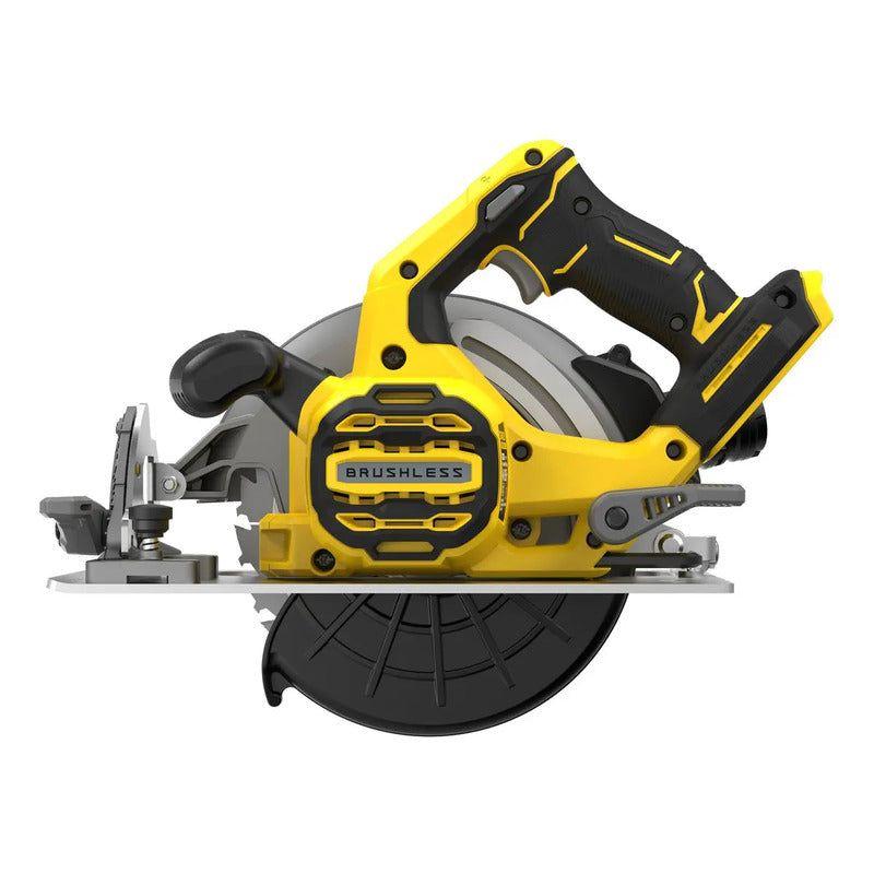 Sierra Circular 7-1/4 20v + Accesorios Stanley Sbc551m1t-b2 Amarillo/negro-2