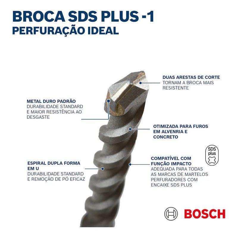 Broca Sds-plus-1 - 2 Aristas - 5x100x160mm - Bosch-3