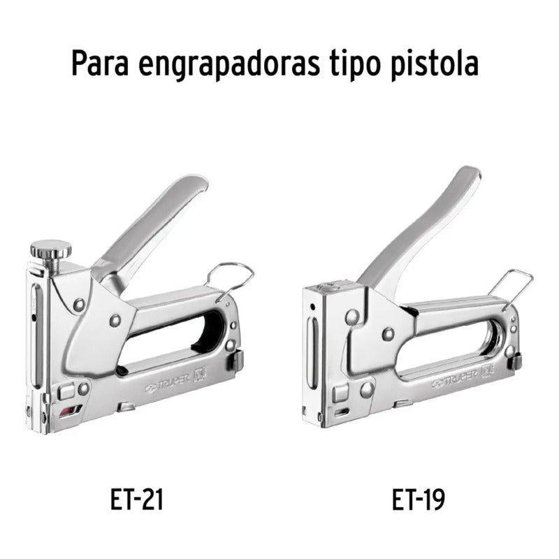 Grapas 5/16 Pulgadas X 1000 Piezas Truper Et-21-5/16 17971 Unico-1