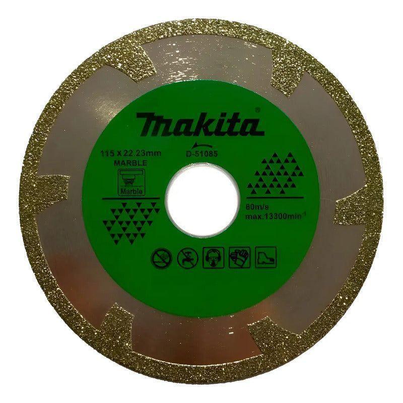Disco Diamantado Electrochapado Makita 4-1/2 (115mm) D-51085 Plateado-0