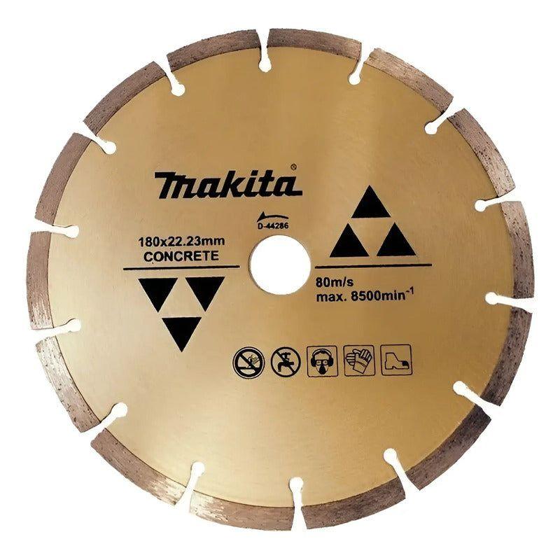 Disco Diamantado Segmentado Concreto 180mm 7' Makita D-44286 Dorado Oscuro-1