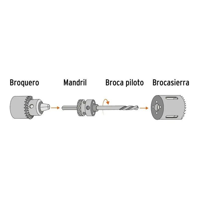 Sierra Copa Bimetal 3/4 (19 Mm) Expert - Truper-2