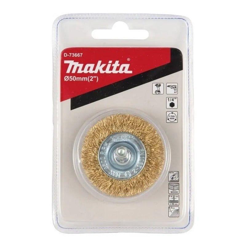 Grata De Alambre Ondulado Latonado 2 X 1/4 Makita D73667 Dorado-2