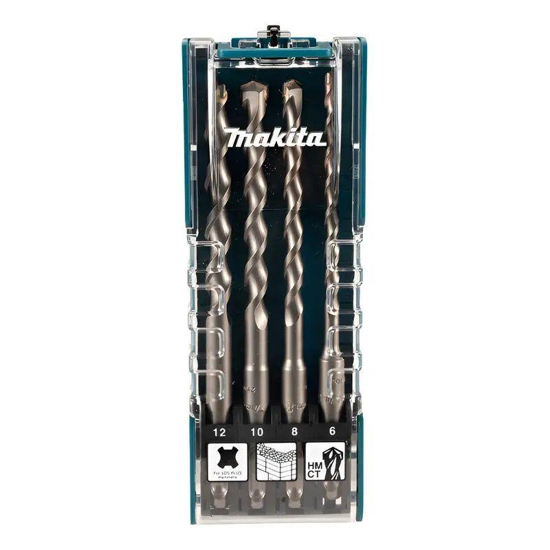 Set 4 Pcs Brocas Sds-plus (6,8,10,12 X 160mm) D-74756 Makita-1
