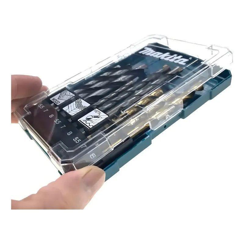 Set 9 Brocas Metal Madera Concreto Makita D-71978-3