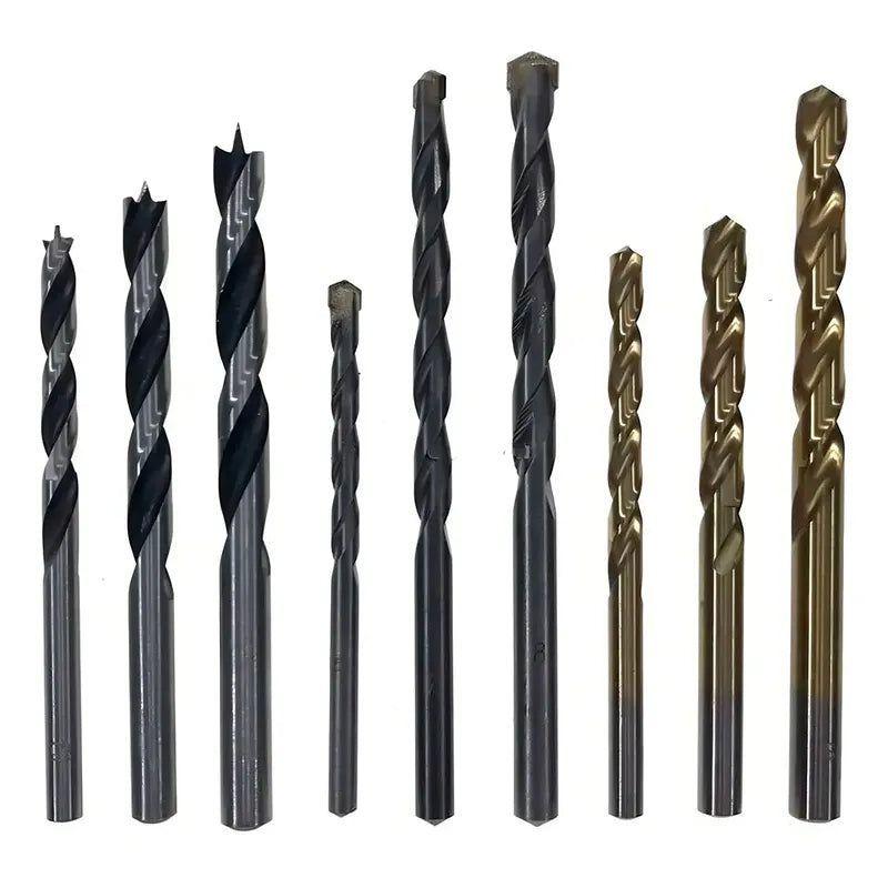 Set 9 Brocas Metal Madera Concreto Makita D-71978-4