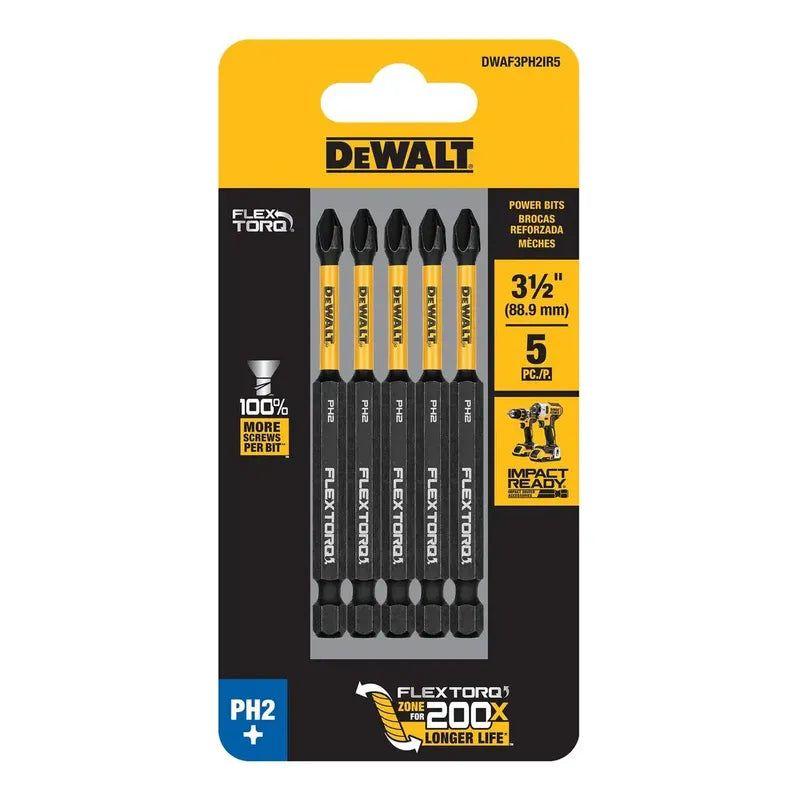Puntas De Impacto Dewalt Flextorq Ph2 X 3.1/2 Dwaf3ph2ir5-1