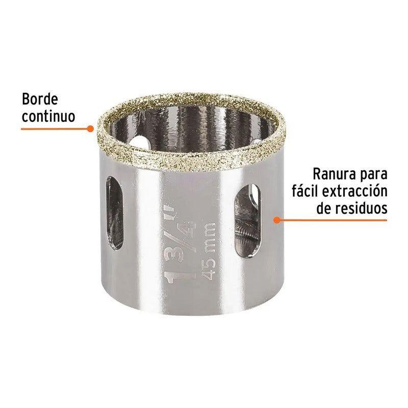 Sierra Copa Diamantada Cerámica Coaz-1-3/4 PuLG - Truper-1