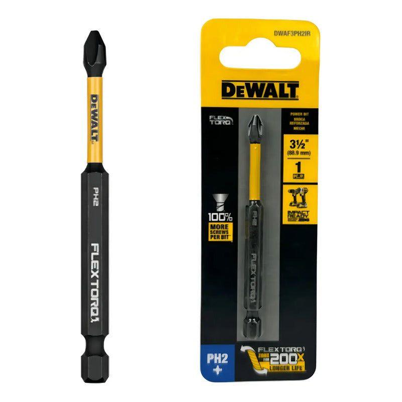 Punta De Impacto Dewalt Flextorq Ph2 3-1/2 Dwaf3ph2ir-2
