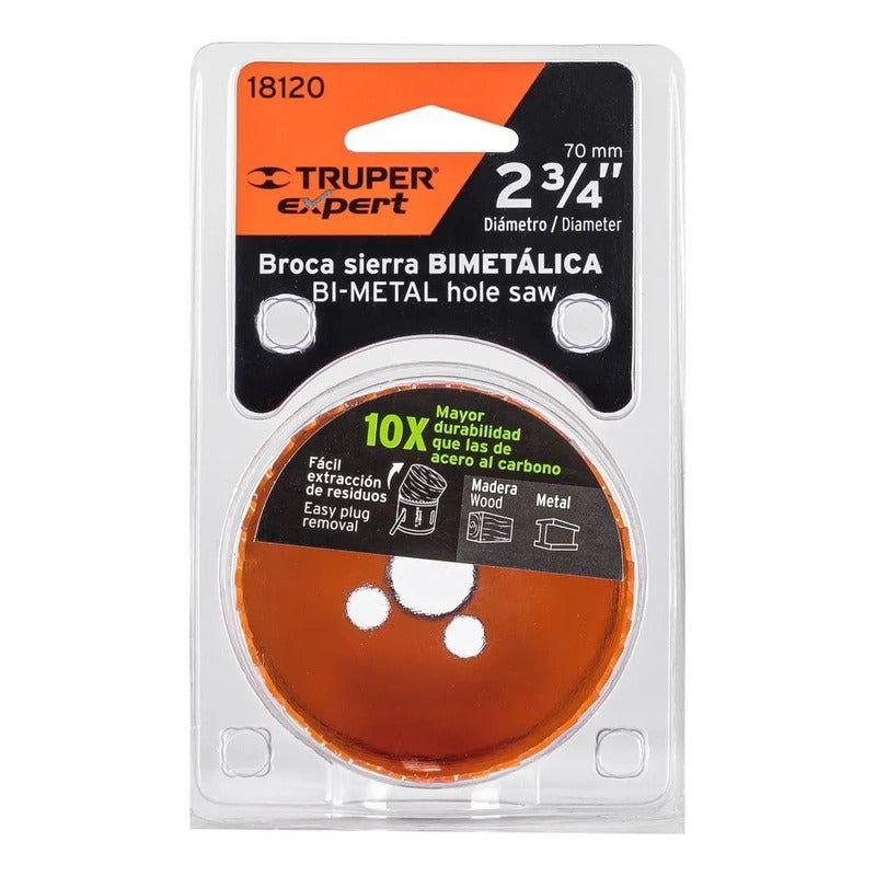 Sierra Copa Bimetal 2-3/4 PuLG. (70 Mm) Expert - Truper-2