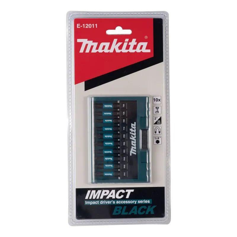 Set 10 Puntas Impact Black Ph-pz-tx (1/4 X50) Makita E-12011-3