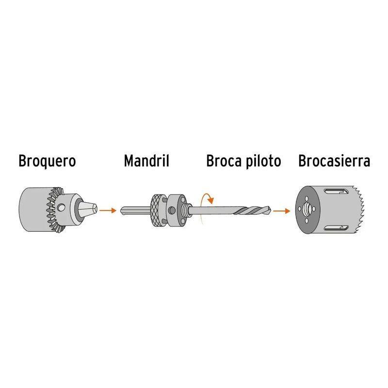 Sierra Copa Bimetal 1-1/4 PuLG. (32 Mm) Expert - Truper-2