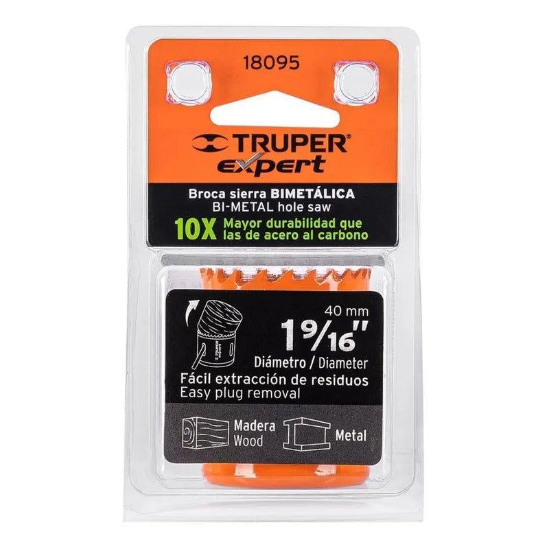 Sierra Copa Bimetal 1-9/16 PuLG. (40 Mm) Expert - Truper-1