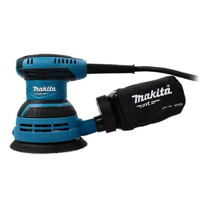 Lijadora Roto Orbital 125mm Makita M9204b + 10 Lijas G-60 Turquesa-0