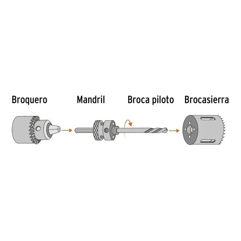 Sierra Copa Bimetal 2-1/4 PuLG. (57 Mm) Expert - Truper-3