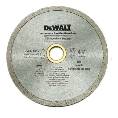 Disco Diamantado Continuo 4 1/2 Dewalt Dw47451hp-1