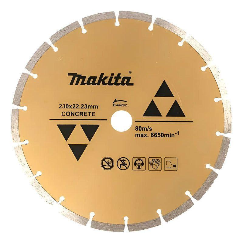 Disco Diamantado Segmentado Concreto 9'' Makita D-44292 Dorado Oscuro-0
