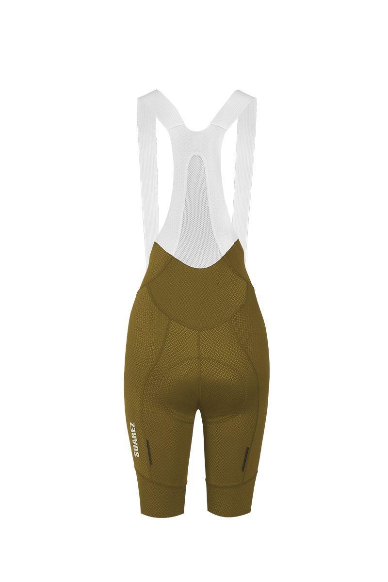 Calza Short Ciclismo con tirantes Suarez Hard Sepia W-5