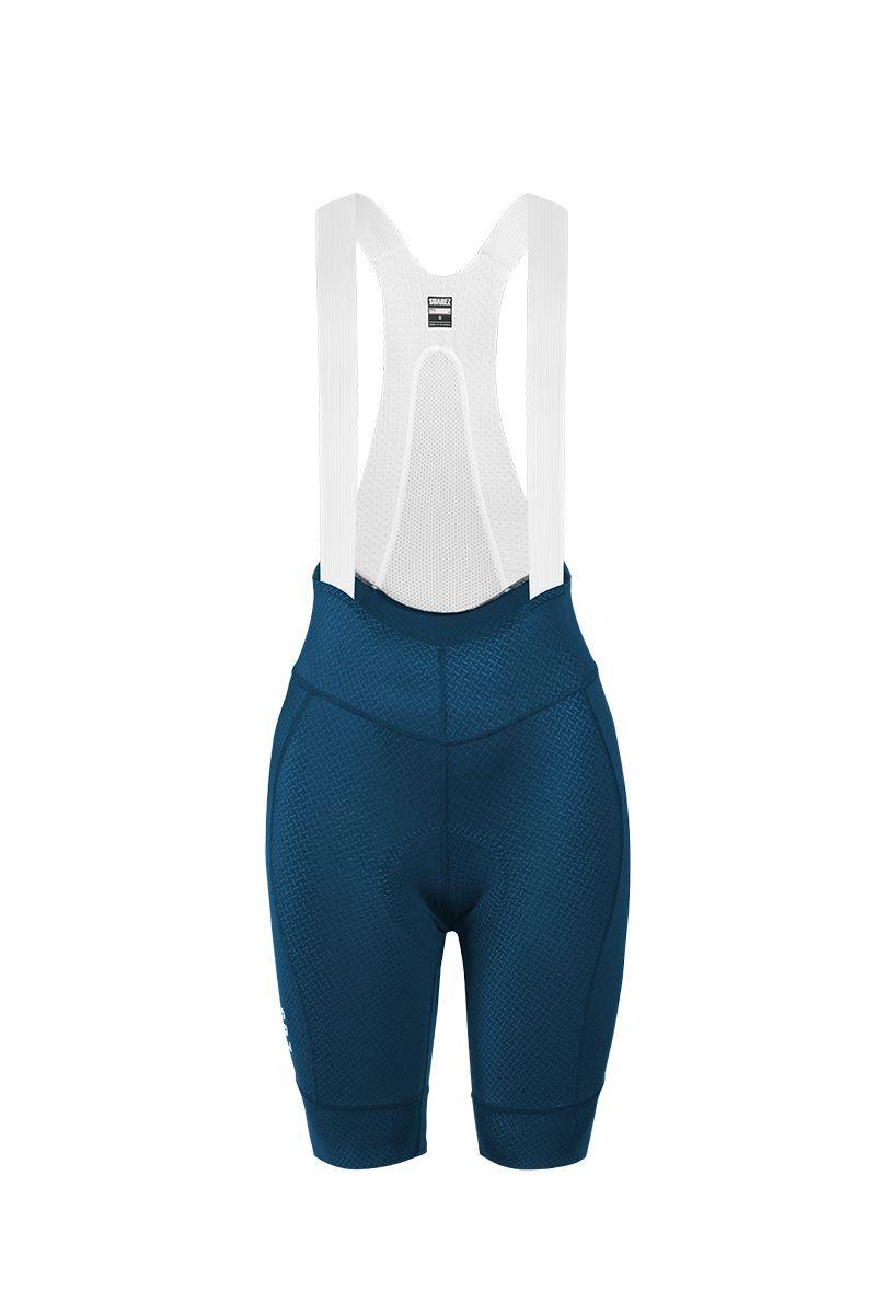 Calza Short Ciclismo con tirantes Suarez Hard Steel Blue W-3
