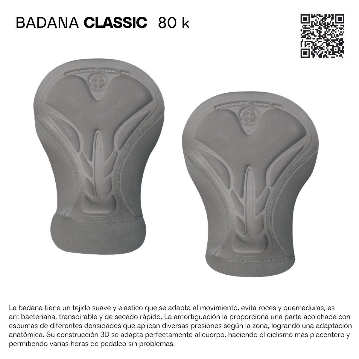 Calza short de ciclismo acolchado con tirantes Atom 2 4-3