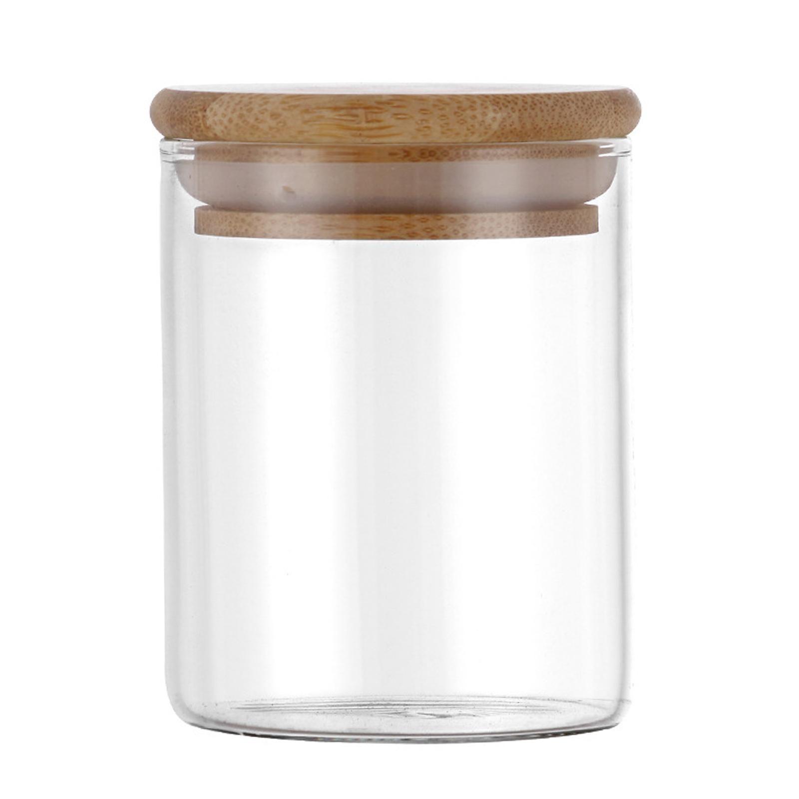 Set 10 Frascos de Vidrio Herméticos Tapa Bambú 250 ml Jarkons Home-5