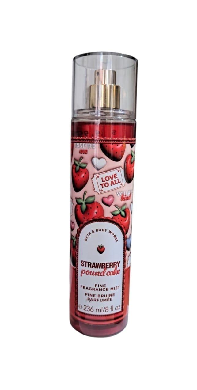 Body Mist. Strawberry Pound Cake. Bath & Body Works. 236ml-0