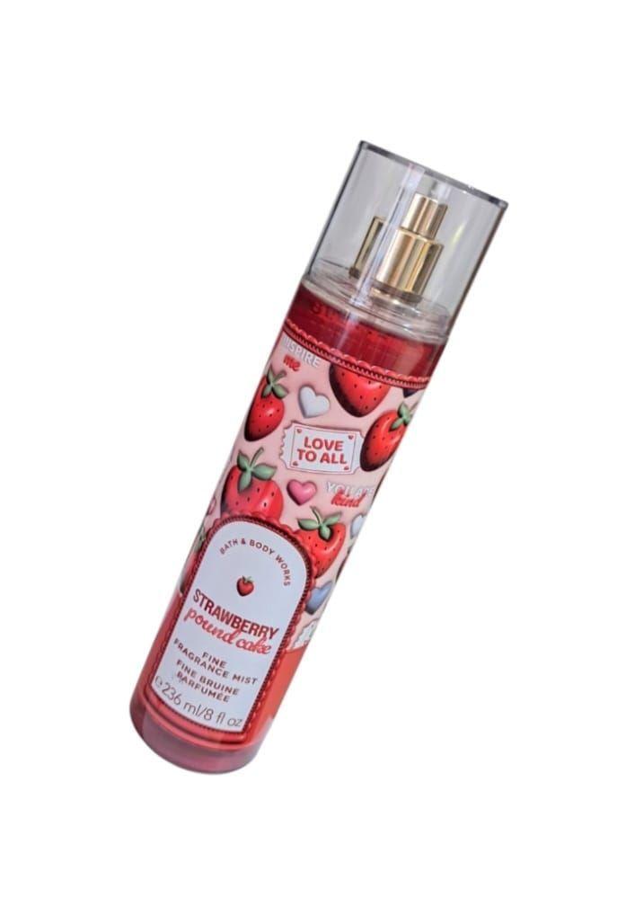 Body Mist. Strawberry Pound Cake. Bath & Body Works. 236ml-1