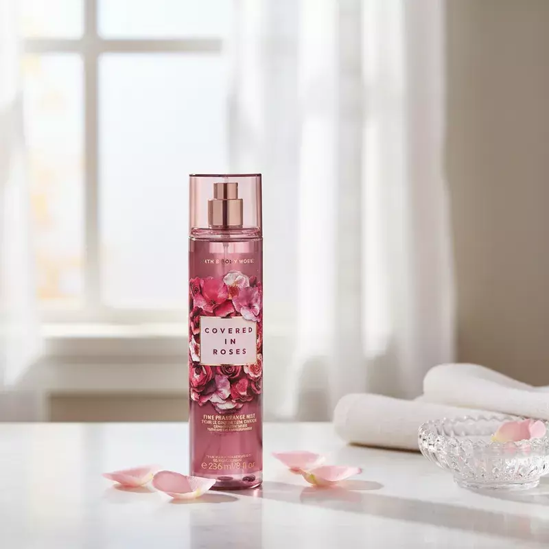 Body Mist. Covered In Roses. 236ml. Bath & Body Works-1