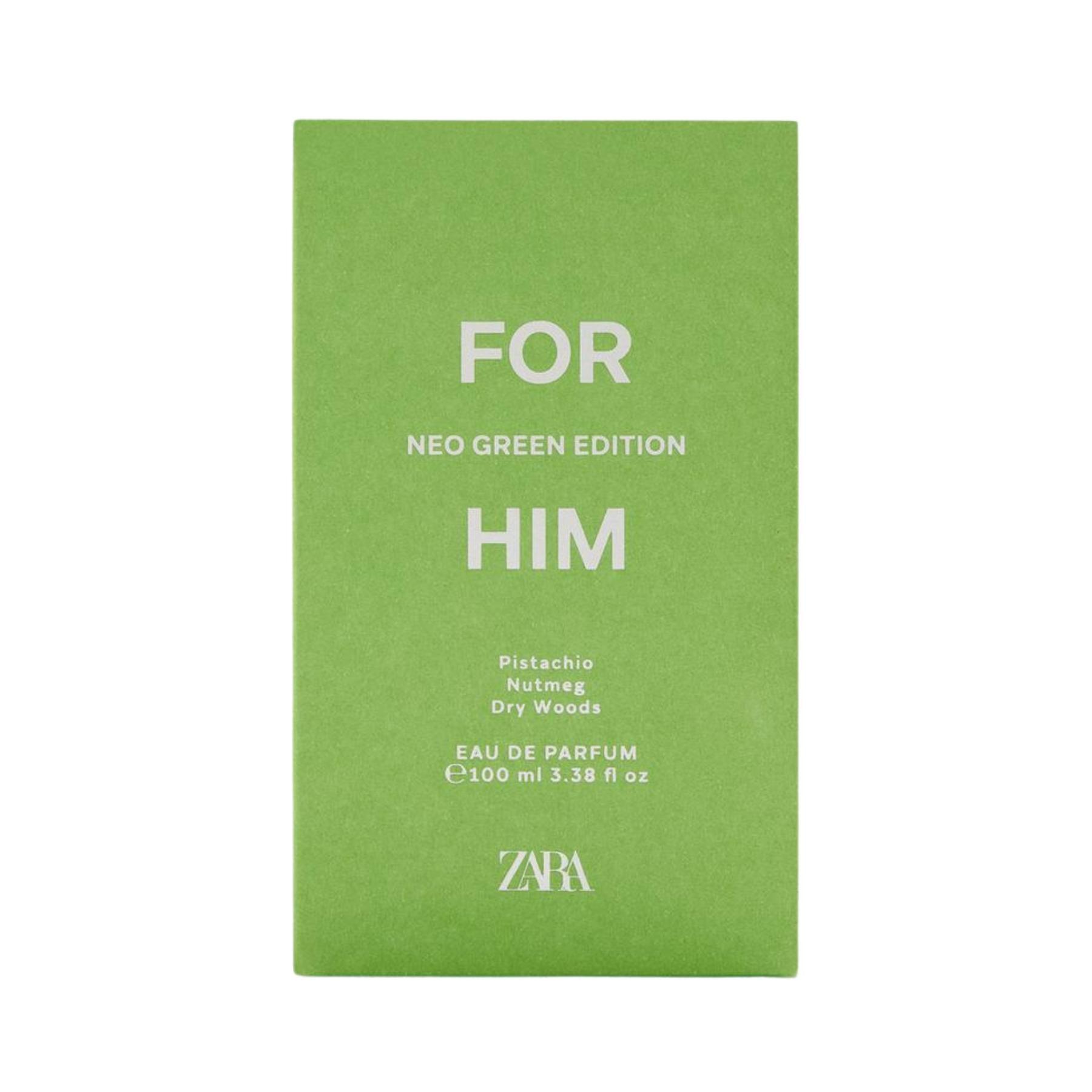 Perfume Zara. For Him Neo Green Edition. Eau de parfum 100ml-1